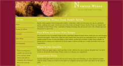 Desktop Screenshot of newton-wines.com